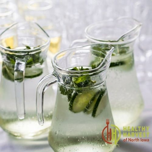 Cucumber Lemon Herb Water