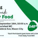 Fresh Baby Food Mill Demonstration Class