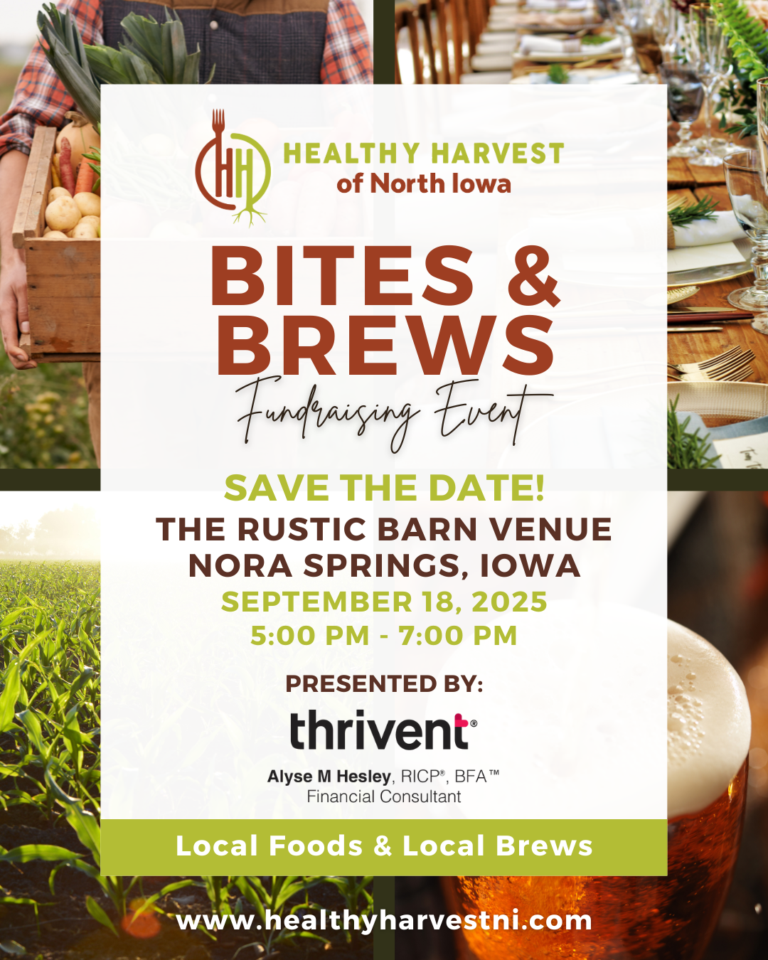 Bites & Brews Fundraiser Event