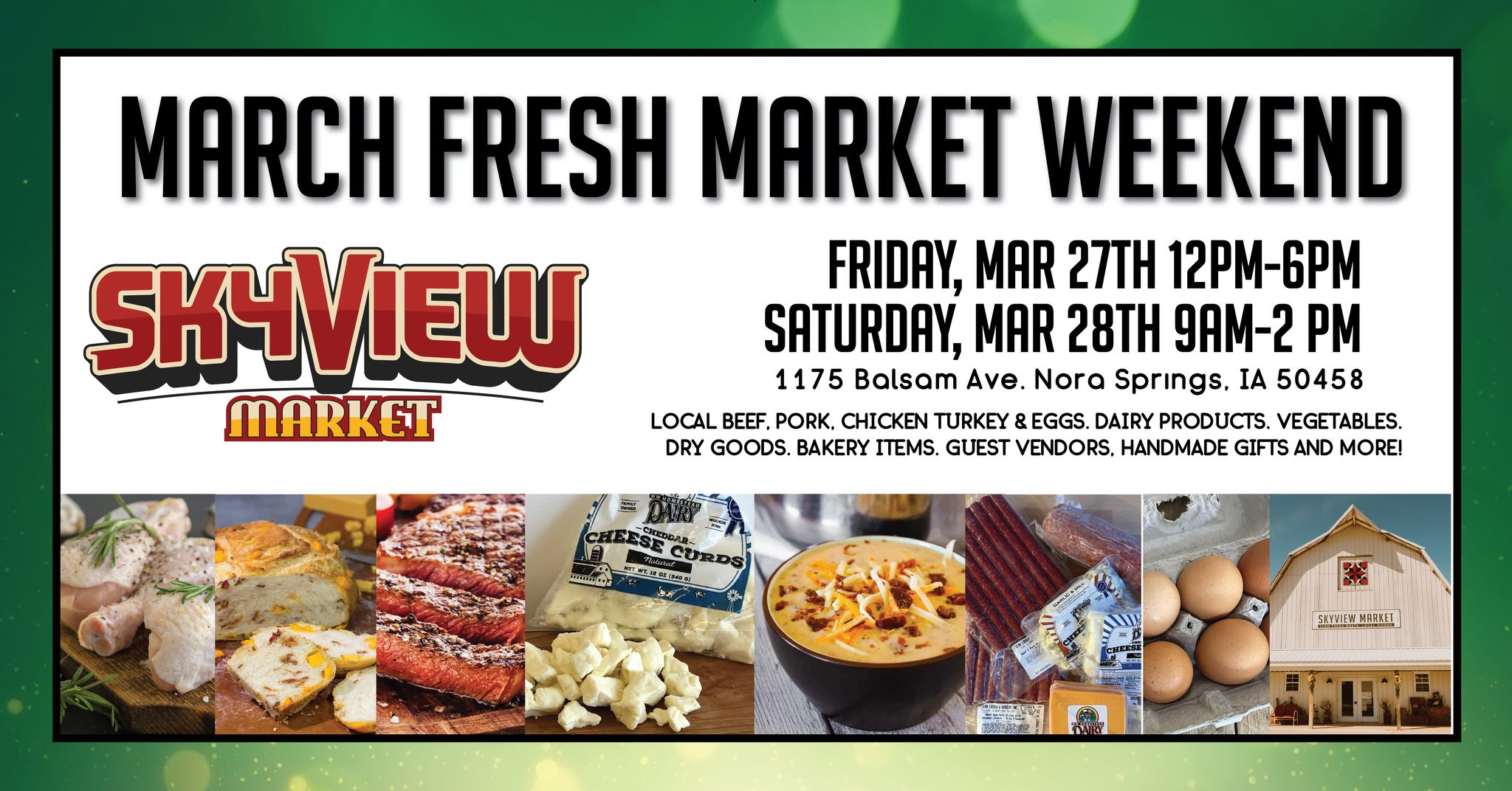 Skyview Farms - March Fresh Market Weekend